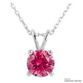 2 Carat Red Pure Brilliance Pendant Made with Swarovski Zirconia